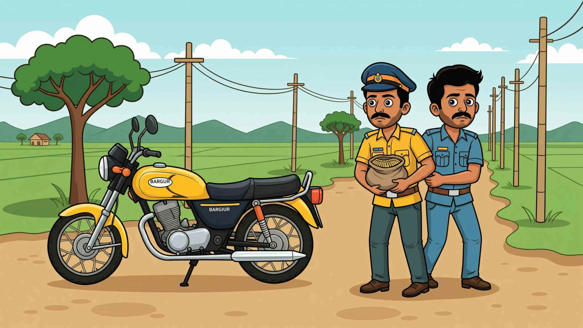 பீகாரிலிருந்து பர்கூருக்கு வந்து 8 பவுன் நகை திருடிய இருவர் கைது!